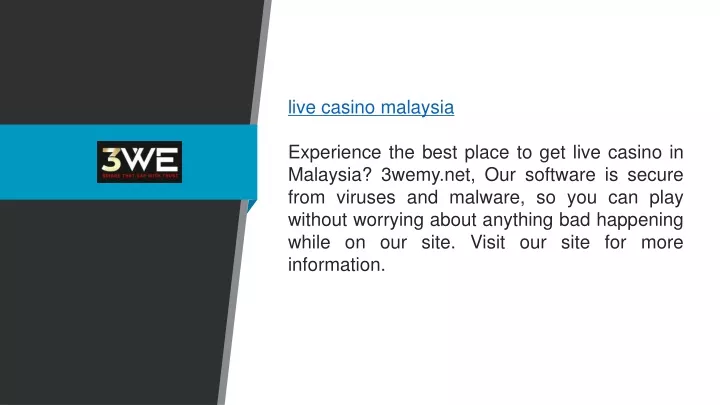 live casino malaysia experience the best place