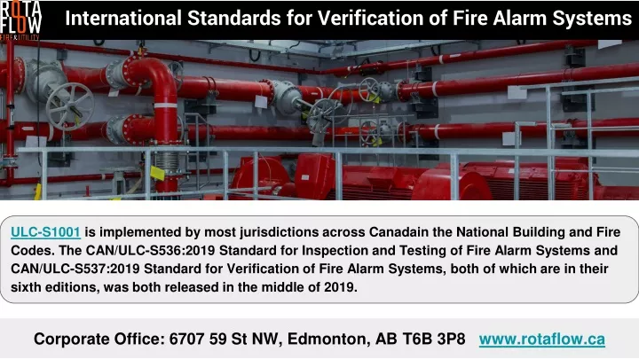 international standards for verification of fire