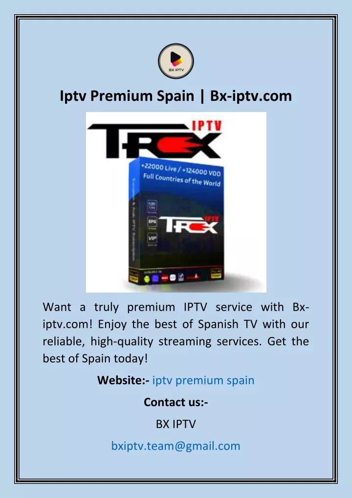 iptv premium spain bx iptv com