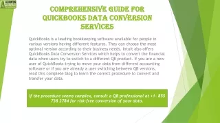 comprehensive guide for quickbooks data conversion services