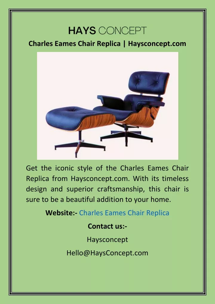 charles eames chair replica haysconcept com