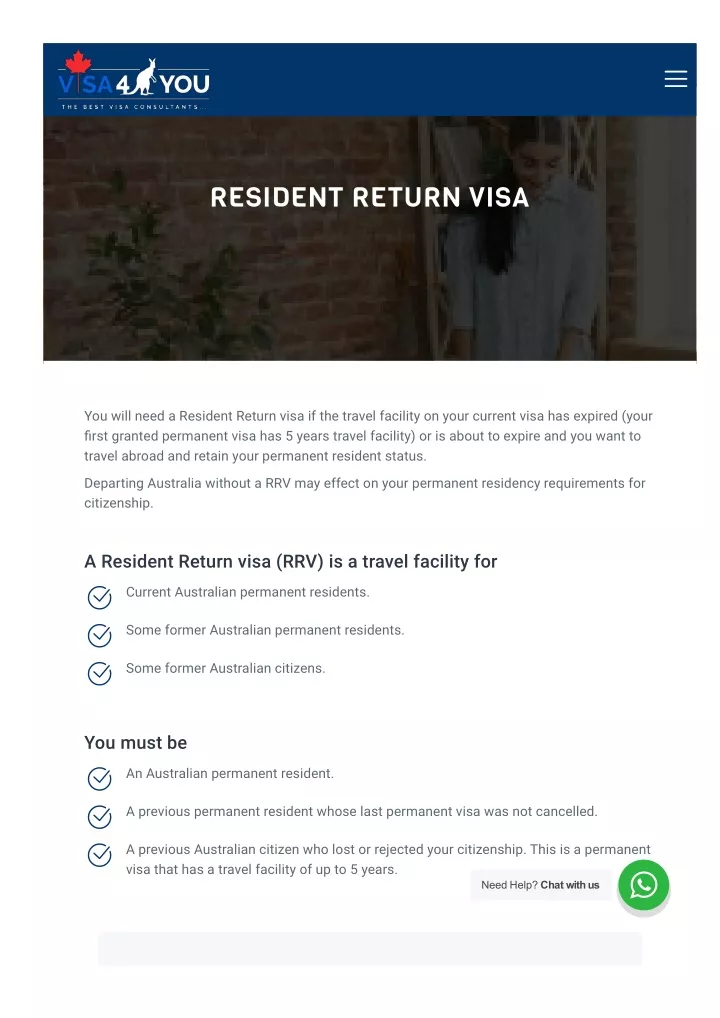 resident return visa
