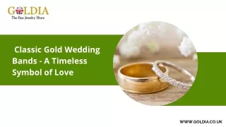 Classic Gold Wedding Bands - A Timeless Symbol of Love (1)