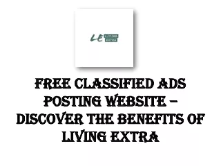 Free Classified Ads Posting Website