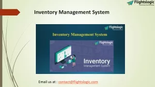 inventory management system
