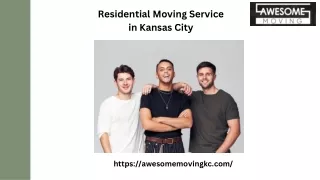 Hire Residential Moving Service in Kansas City for Efficient Move