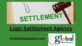 Loan Settlement Agency