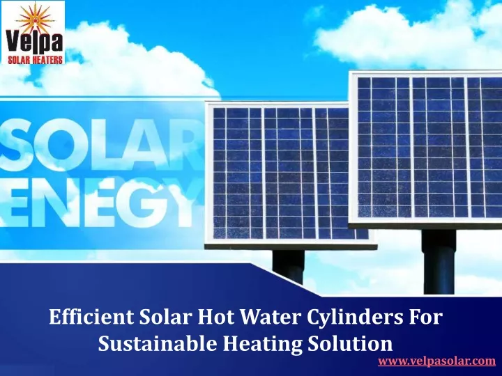 efficient solar hot water cylinders