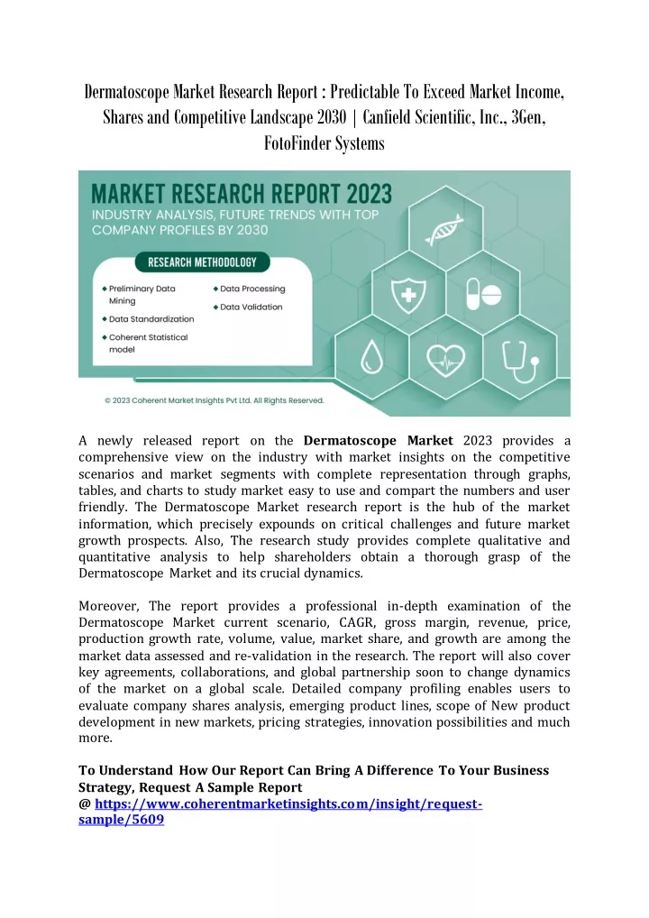 dermatoscope market research report predictable