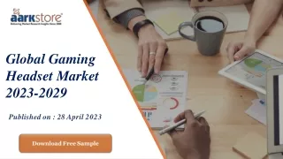 global gaming headset market 2023 2029