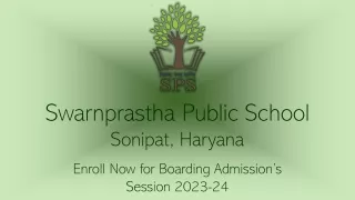 Boarding School Nursery Admission 2023-24