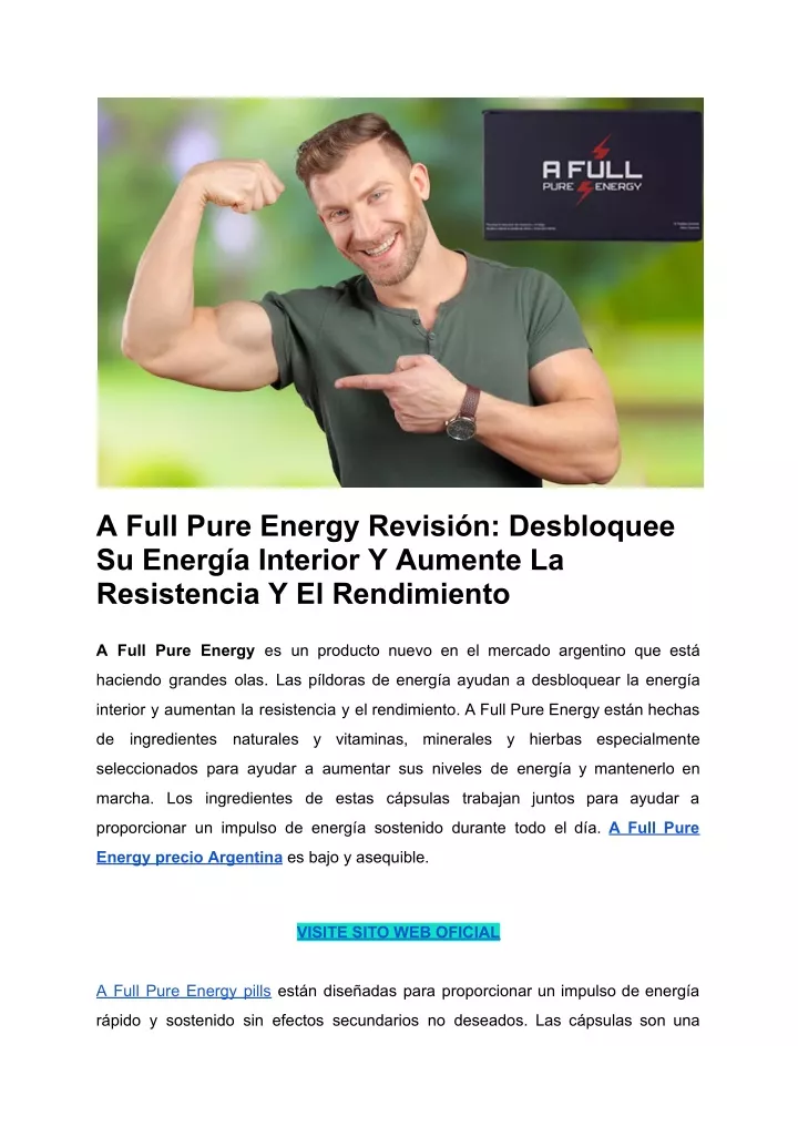 a full pure energy revisi n desbloquee su energ